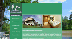 Desktop Screenshot of pension-hammerschaenke.de